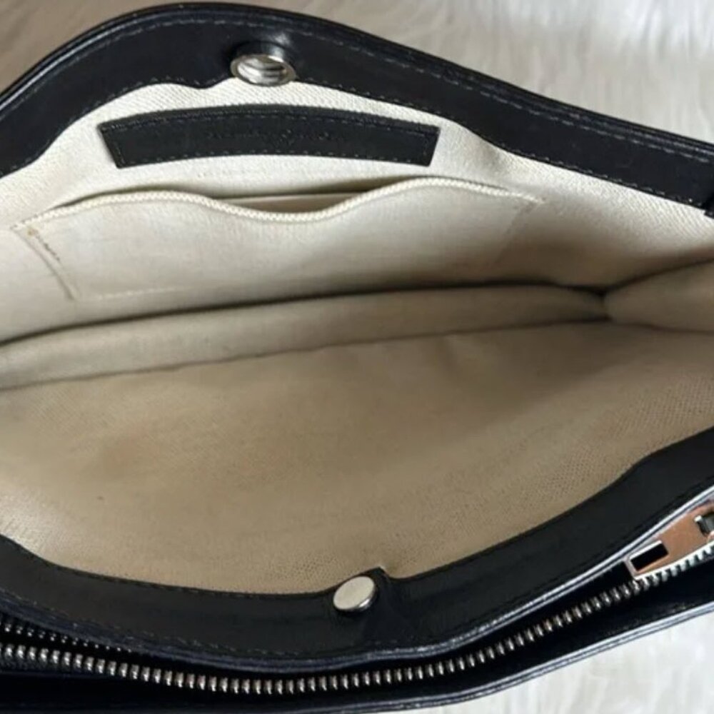 BALENCIAGA .Paris canvas & black leather crossbody - Picture 5 of 10